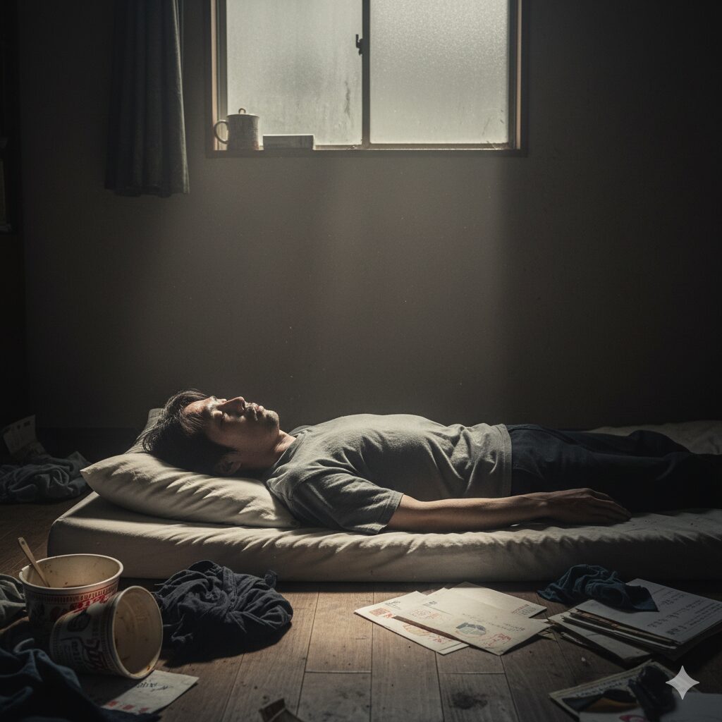 ワイニート32歳、鬱病になる。ご飯5日間殆ど食べてない