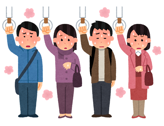 冬の電車の暖房なんなの？みんなコート着てるのに夏みたいな温度に設定する意味が分からん